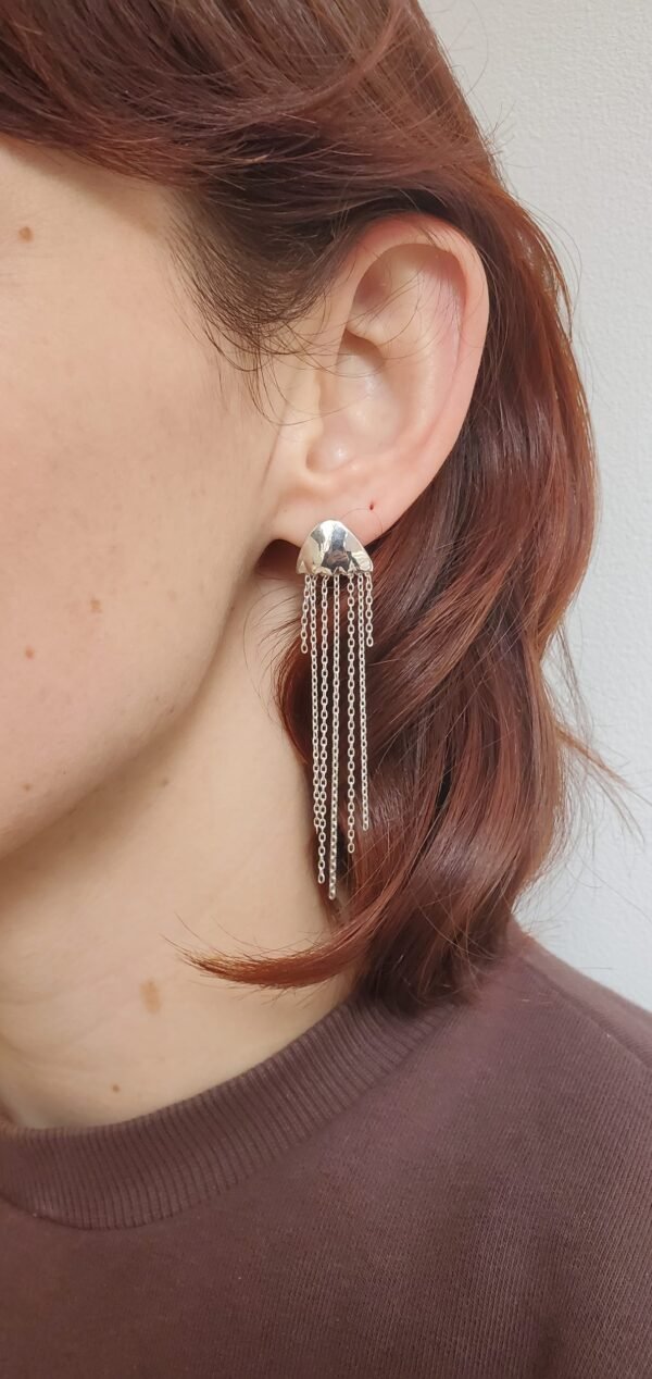 Boucles d'oreilles Méduses Argent