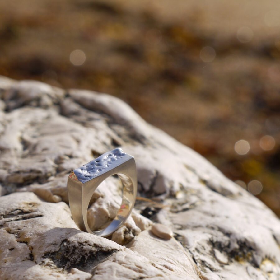 Chevalière Marée Argent