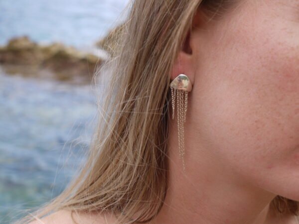 Boucles d'oreilles Méduses Argent