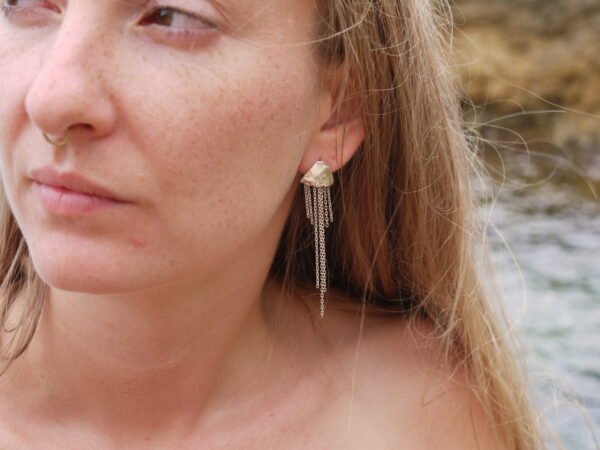 Boucles d'oreilles Méduses Argent