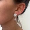 Boucles d'oreilles argent oursinades